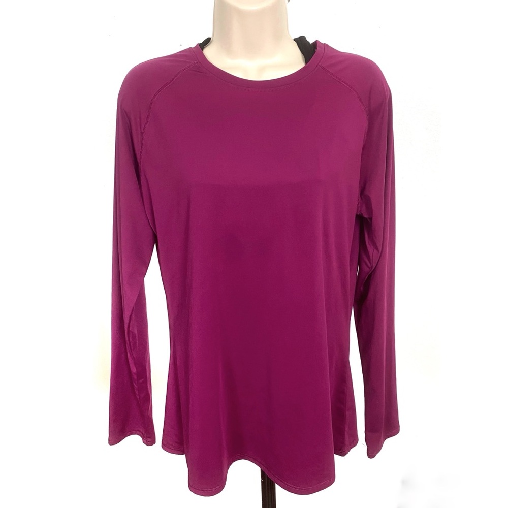 Warm Essentails Active Women Long Sleeve Deep Pink SZ L